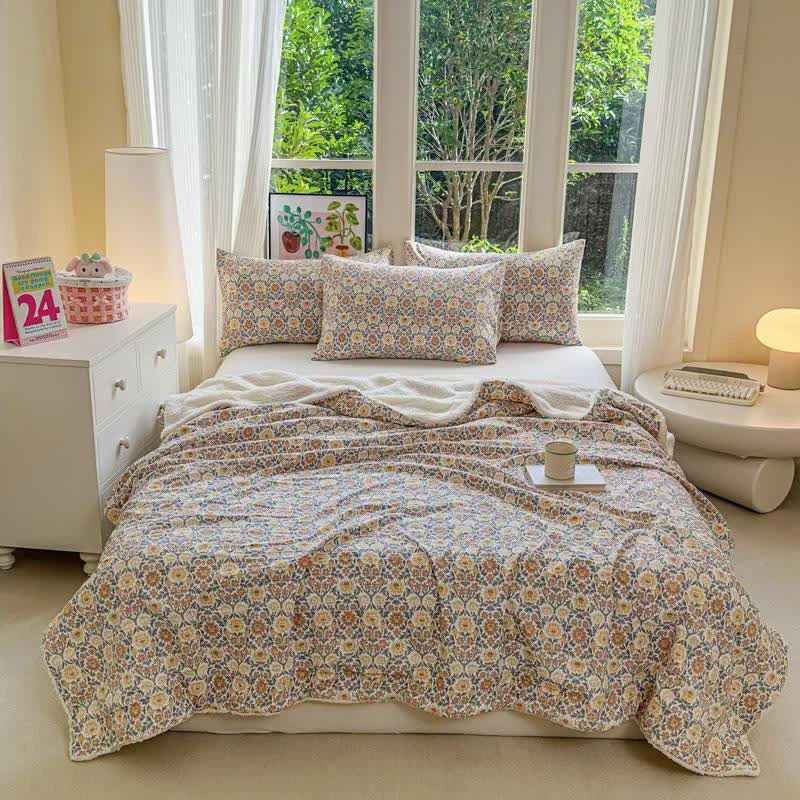 Optimized Ownkoti Yellow Flower Reversible Throw Blanket Reliable