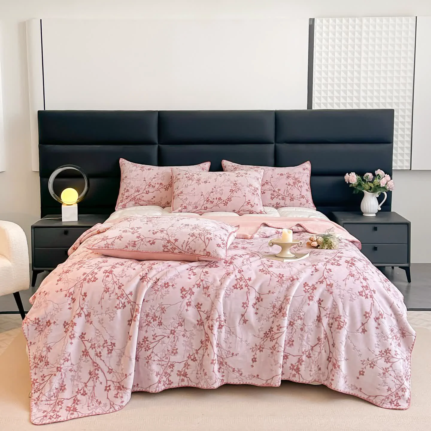 Smart Ownkoti Branch Floral Jacquard Throw Blanket Trusted