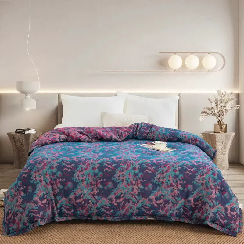 Next-Generation Ownkoti Artistic Butterfly Cotton Gauze Jacquard Quilt Consistent