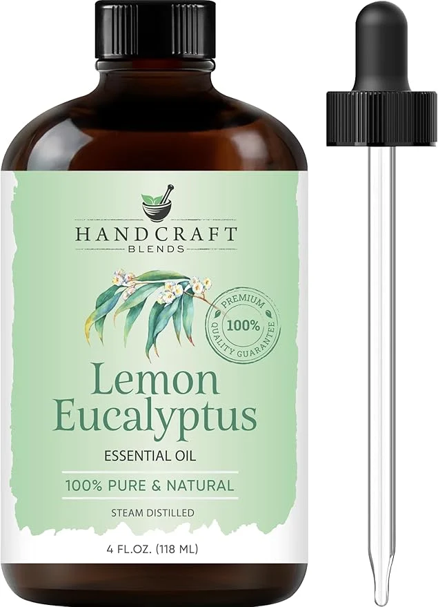 Modern Handcraft Blends Lemon Eucalyptus Essential Oil – Huge 4 Fl Oz – Pure and Flexible