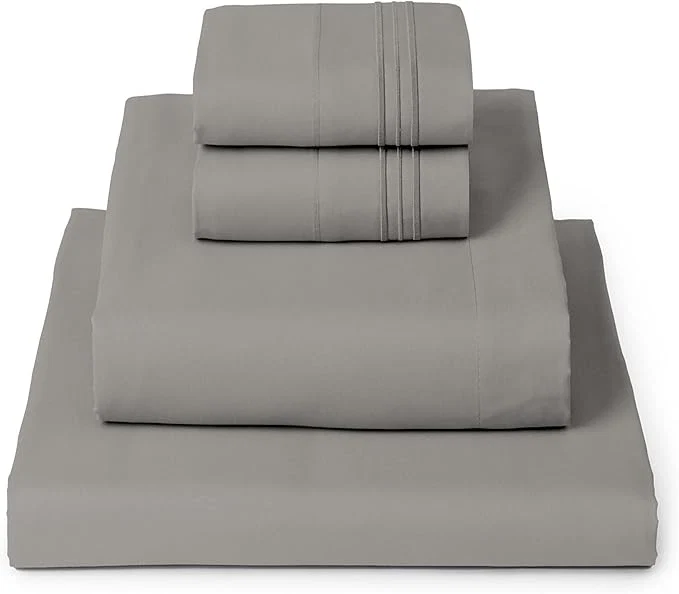 Responsible Mellanni Queen Sheets Set - 4 PC Iconic Collection Bedding - Hotel Luxury Extra Soft Cooling Bed Sheets - Wrinkle Fade Stain Resistant Queen Taupe Excellent