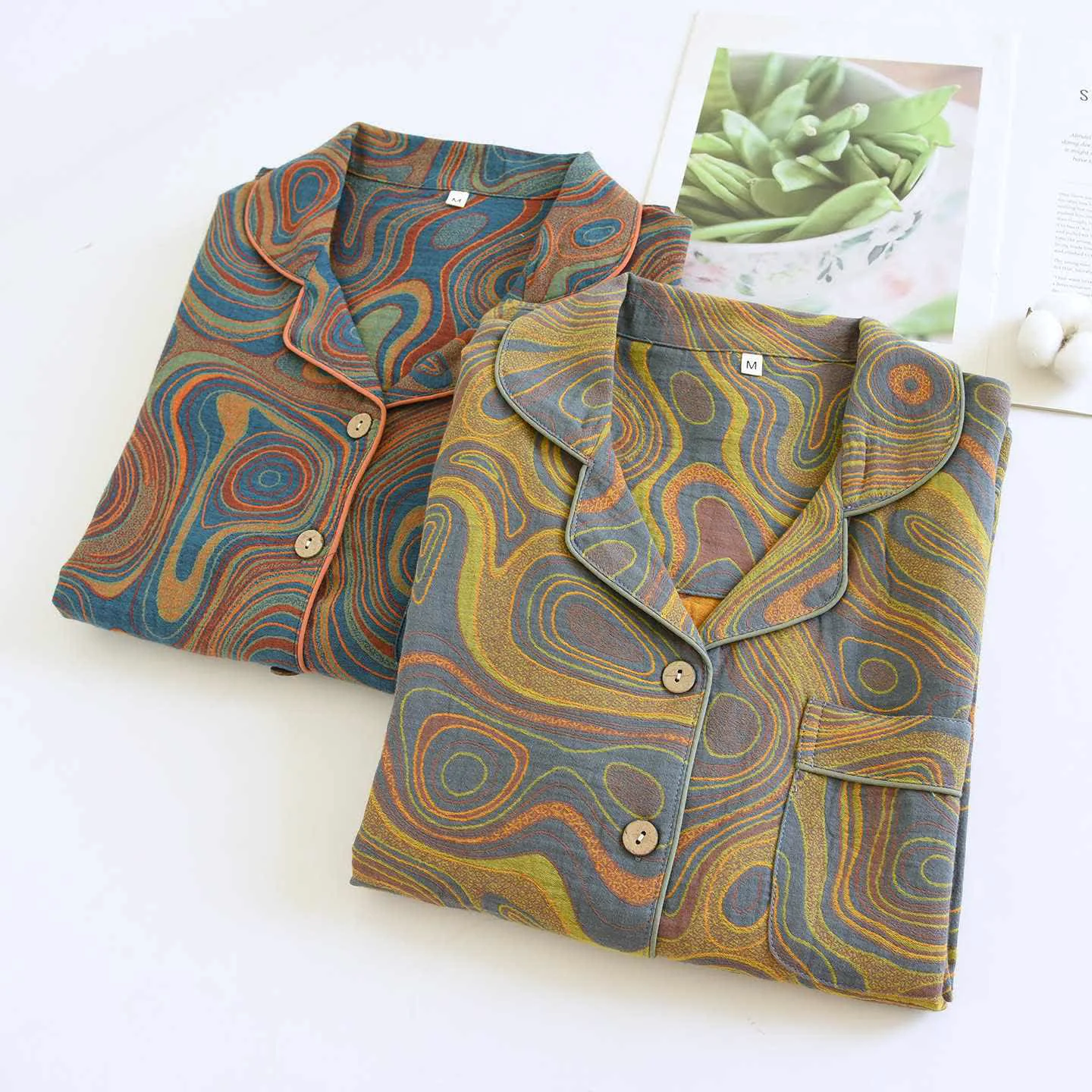 World-Class Ownkoti Artistic abstract Cotton Pajama Set Sophisticated
