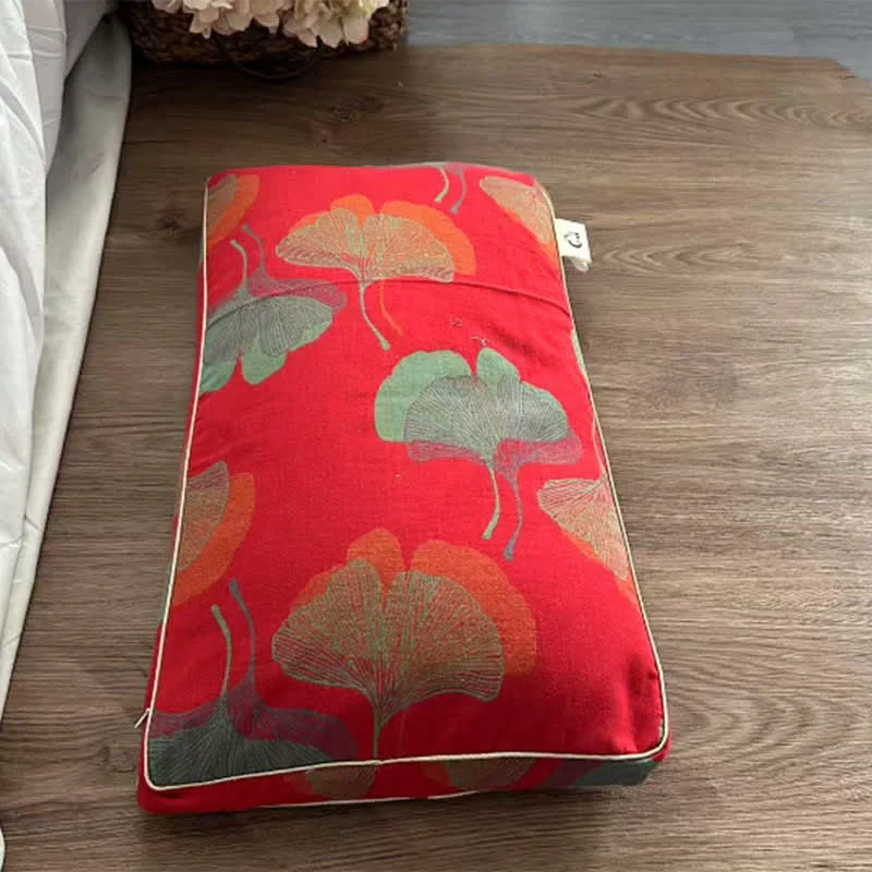 Healthy Ownkoti Ginkgo Leaf Cotton Gauze Pillowcase Contemporary