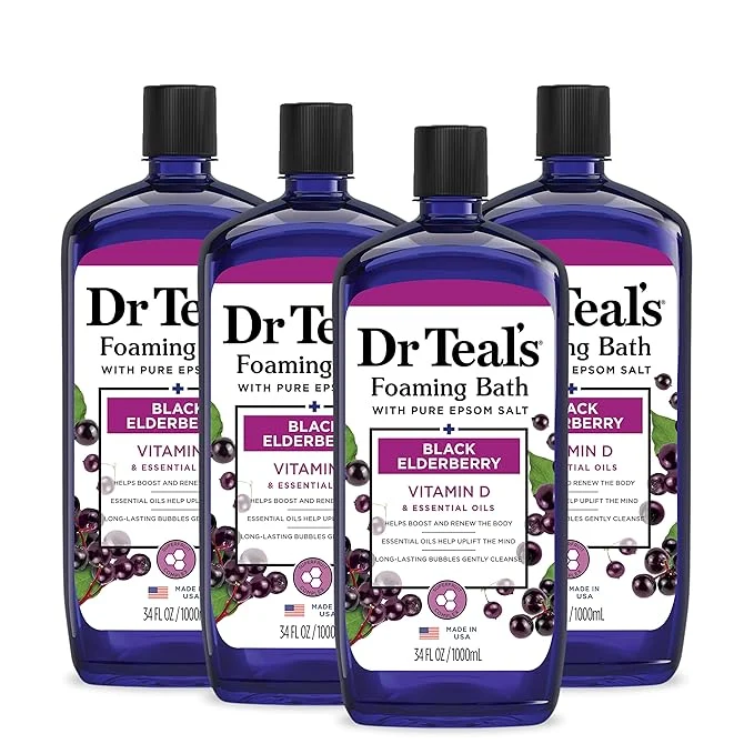 Selected Dr Teal's Foaming Bath with Pure Epsom Salt 34 fl oz Original
