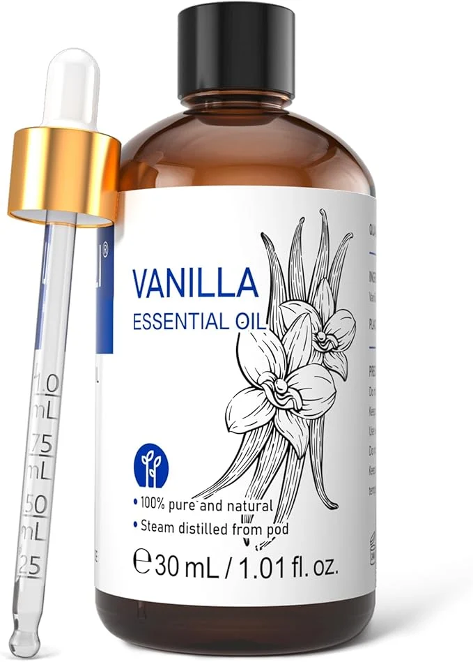 Flexible HIQILI Vanilla Essential Oil Pure Natural Beginner-Friendly Practical