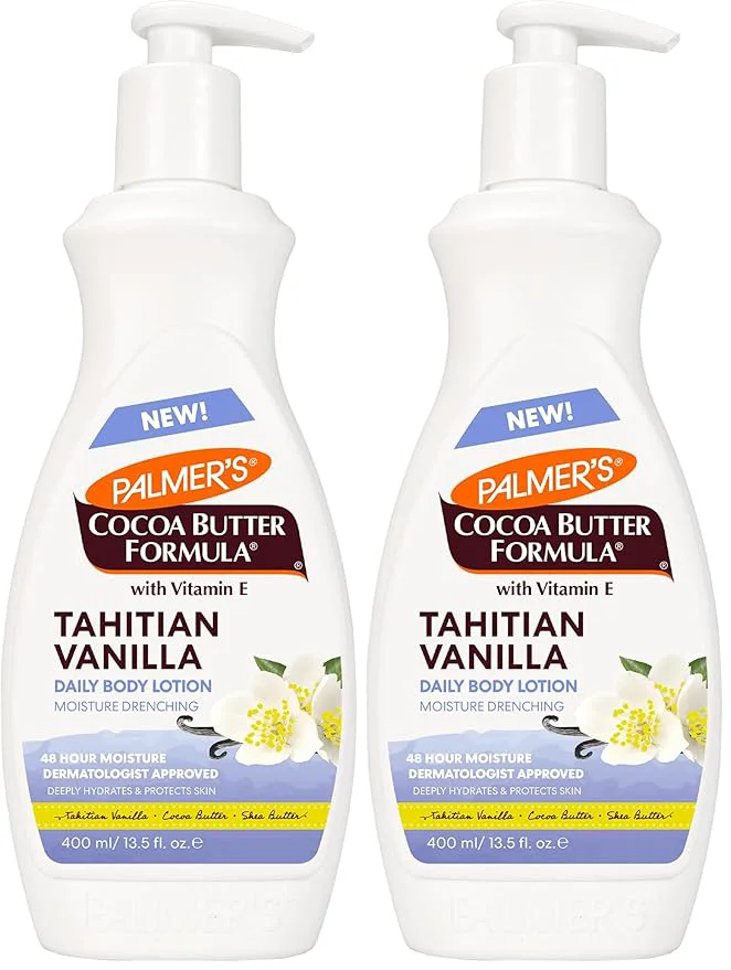 Eco-Friendly Palmer's Cocoa Butter Formula Tahitian Vanilla Body Lotion 13.5 Oz Daily Soft
