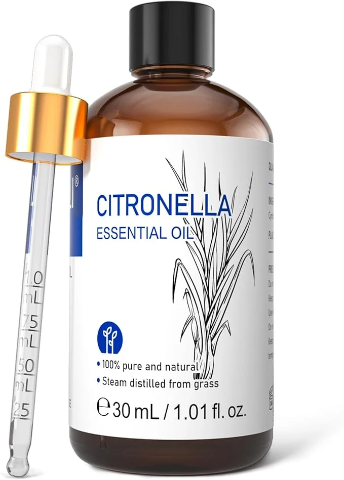 Smart HIQILI 1 Fl Oz Citronella Essential Oil Pure Undiluted Easy-to-Use