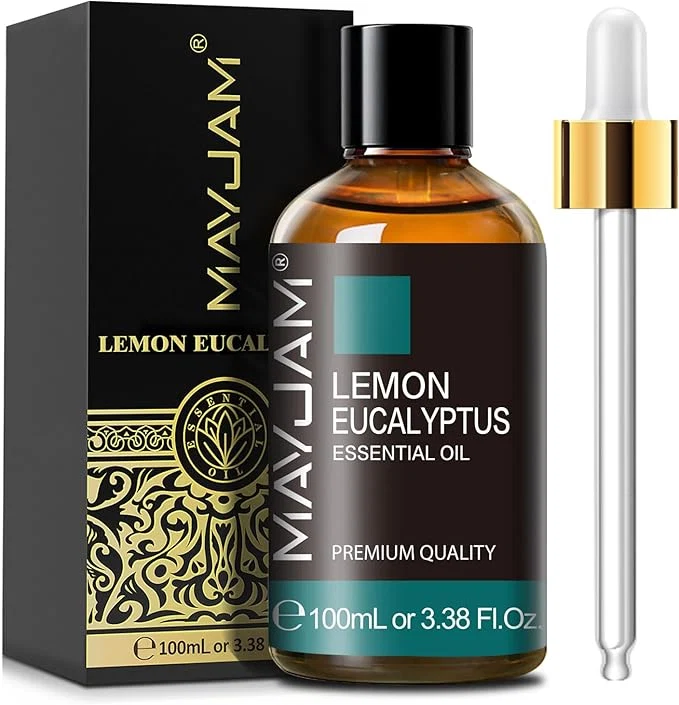 Optimized Lemon Eucalyptus Essential Oil MAYJAM 3.38FL.OZ 100ML Large Volume Lemon Superior