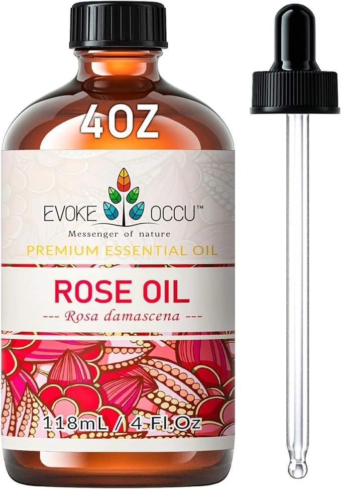 Luxury EVOKE OCCU Rose Essential Oil for Skin Care Relaxation Home Cleaning Outstanding