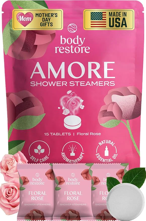 Classic Body Restore Shower Steamers Aromatherapy 15 Pack – Mothers Day Gifts Flexible