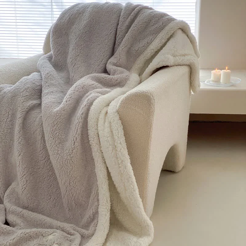 Smooth Ownkoti Bow Sherpa Reversible Throw Blanket Durable