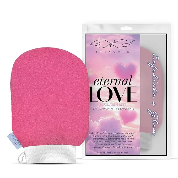 Quality Seraphic Skincare Eternal Love Premium Exfoliating Mitt Smooth