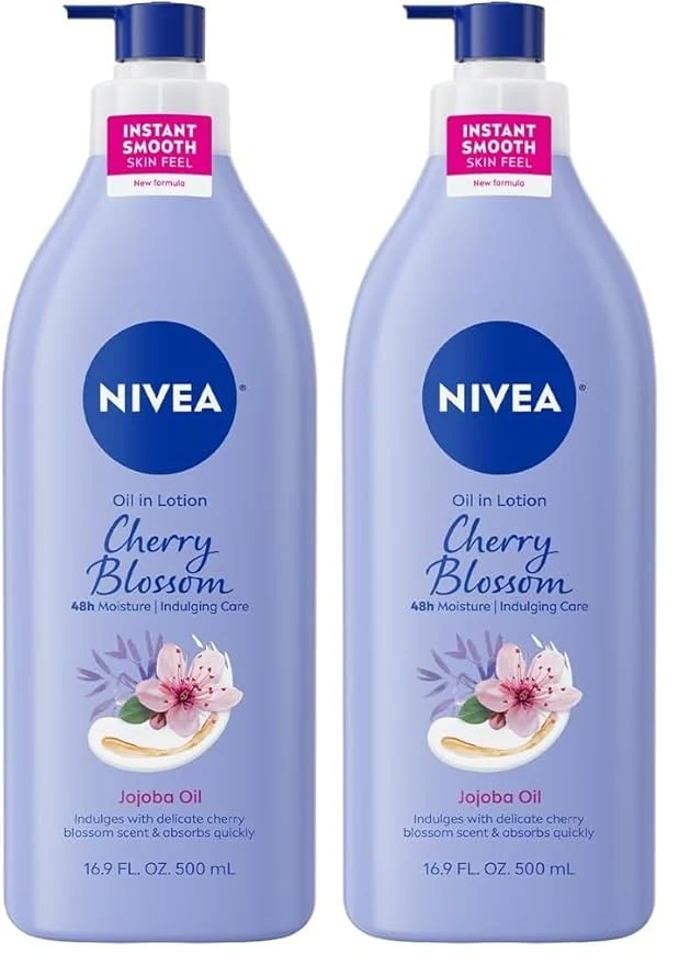 Flexible NIVEA Oil Infused Cherry Blossom and Jojoba Oil Body Lotion Fashionable