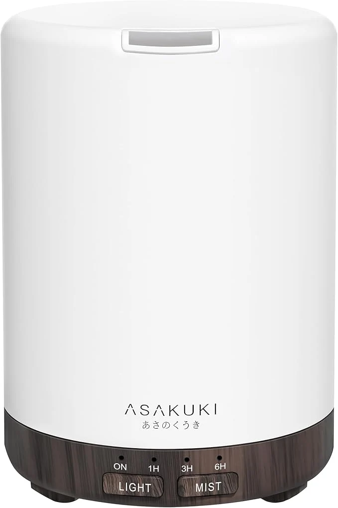 Eco-Friendly ASAKUKI Essential Oil Diffuser for Home 300 ml Humidifier Luxury