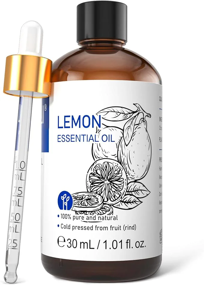 Recyclable HIQILI Lemon Essential Oil Pure Undiluted Relaxed