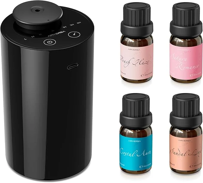Genuine Airversa Waterless Essential Oil Diffuser Starter Kit Easy-to-Use