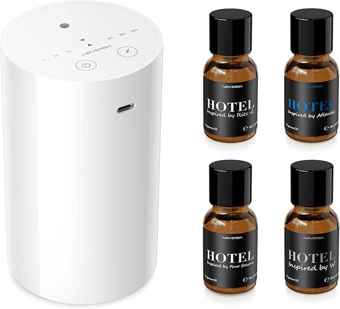 Professional Airversa Waterless Essential Oil Diffuser Starter Kit Environmentally Friendly