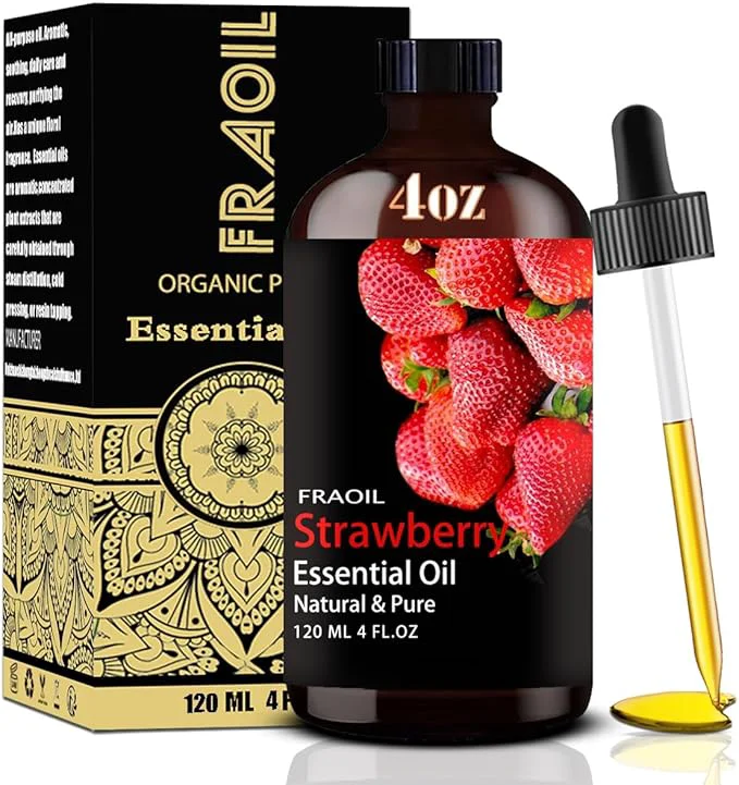 Safe Strawberry Essential Oil Strawberry Oil 4 Fl Oz 120ML Innovative