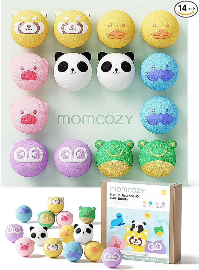 Relaxed Momcozy 14-Pack Animal Bath Bombs Organic