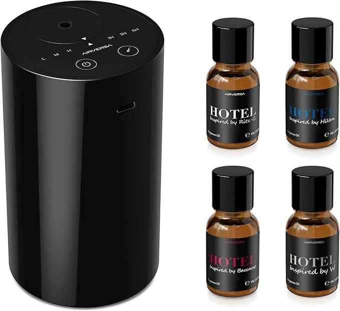 Original Airversa Waterless Essential Oil Diffuser Starter Kit Functional