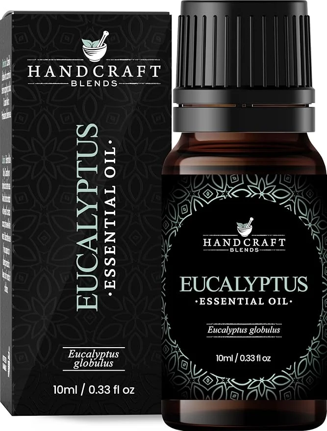 Effective Handcraft Blends Eucalyptus Essential Oil – 0.33 Fl Oz – Pure and Natural Recyclable