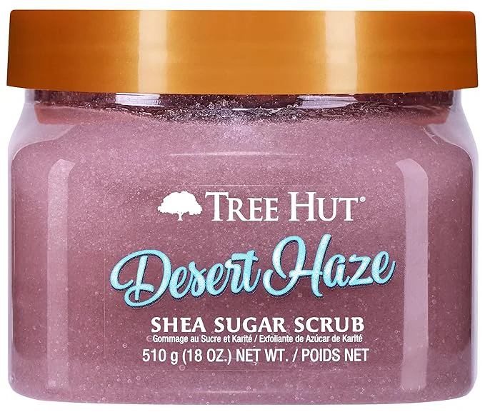 Enhanced Tree Hut Desert Haze Shea Sugar Scrub Exfoliating Hydrating Moisturizing Proven