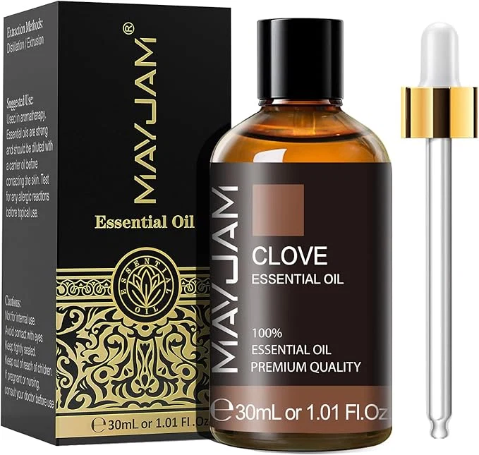 Minimalist MAYJAM Clove Bud Essential Oil Premium Pure Essential Oils 1.01FL.OZ Clove Smooth