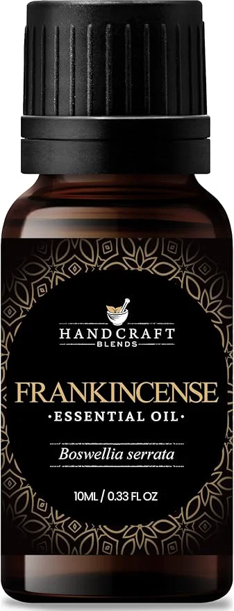 Relaxed Handcraft Blends Frankincense Essential Oil – 0.33 Fl Oz – Pure and Proven