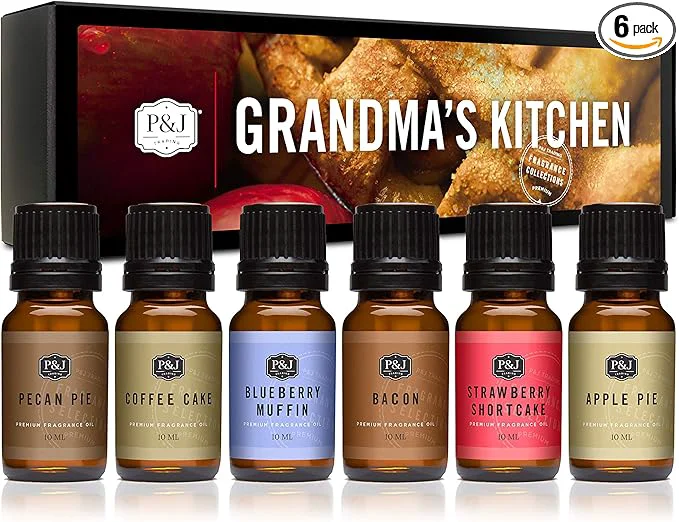 Practical P J Trading Fragrance Oils for Diffusers for Home Grandma's Kitchen Set Solid