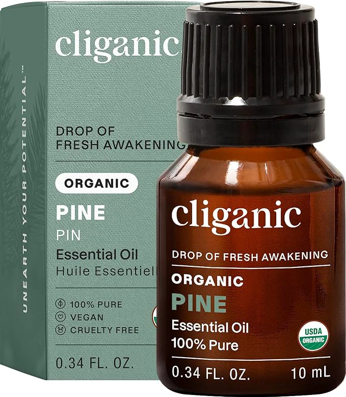 Sustainable Cliganic Organic Pine Essential Oil Pure Natural Undiluted Fine Crafted