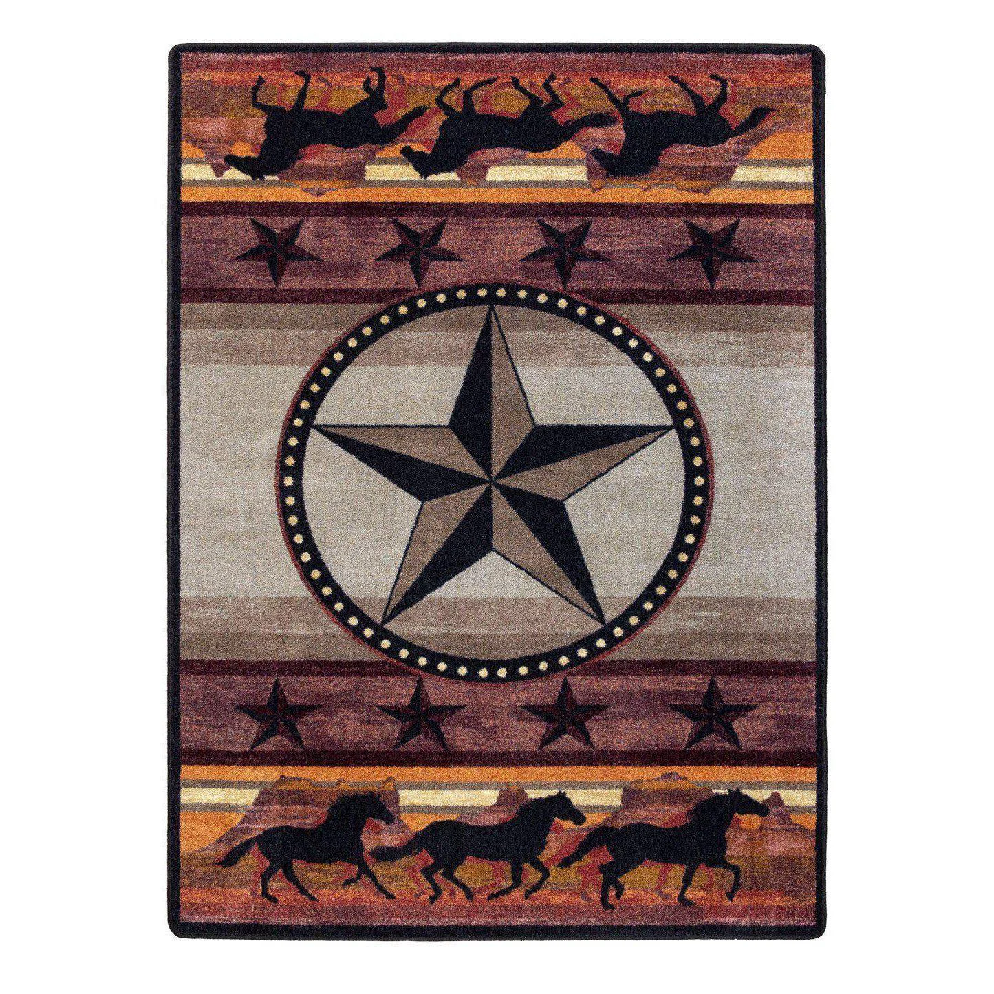User-Friendly Southwest Stampede Rug – Desert Recyclable