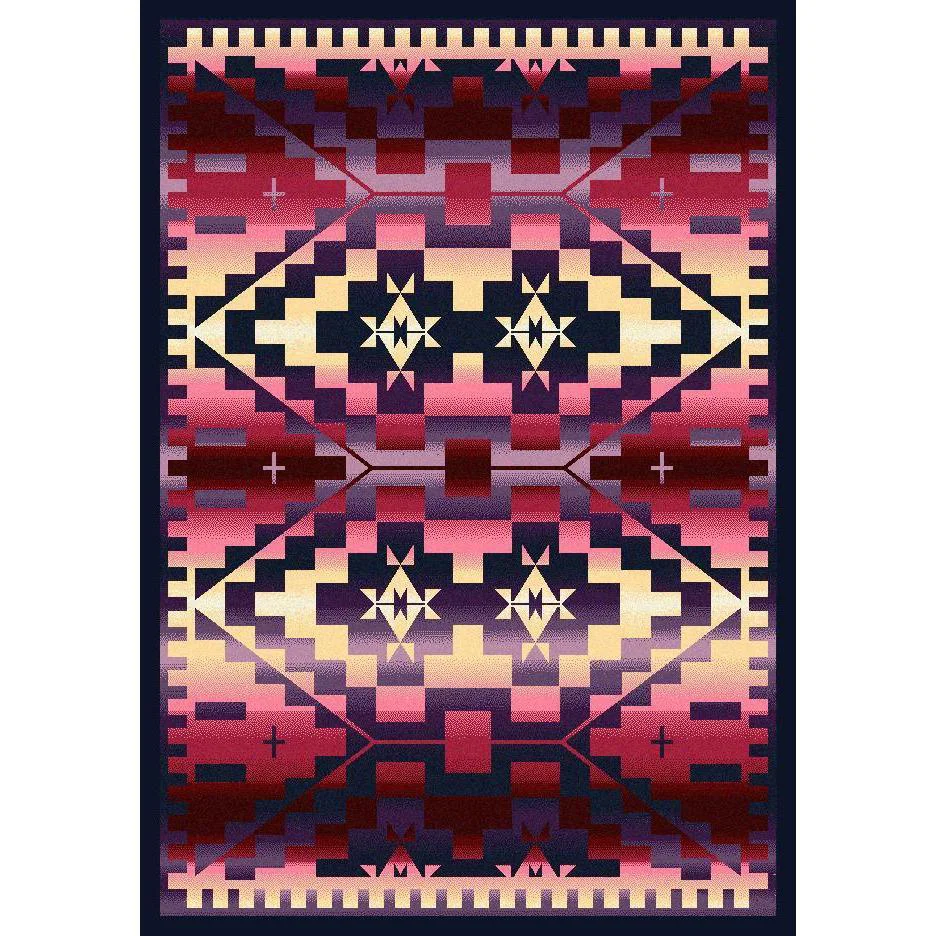 Top-Quality Rustic Crucifix Rug – Sunset Durable