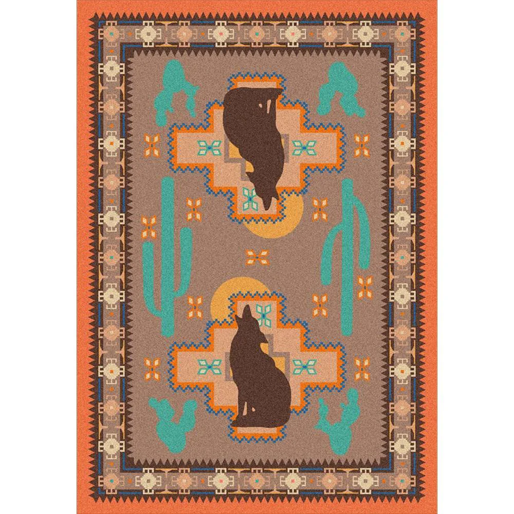 Breathable New Mexican Desert Rug – Desert Rose Outstanding