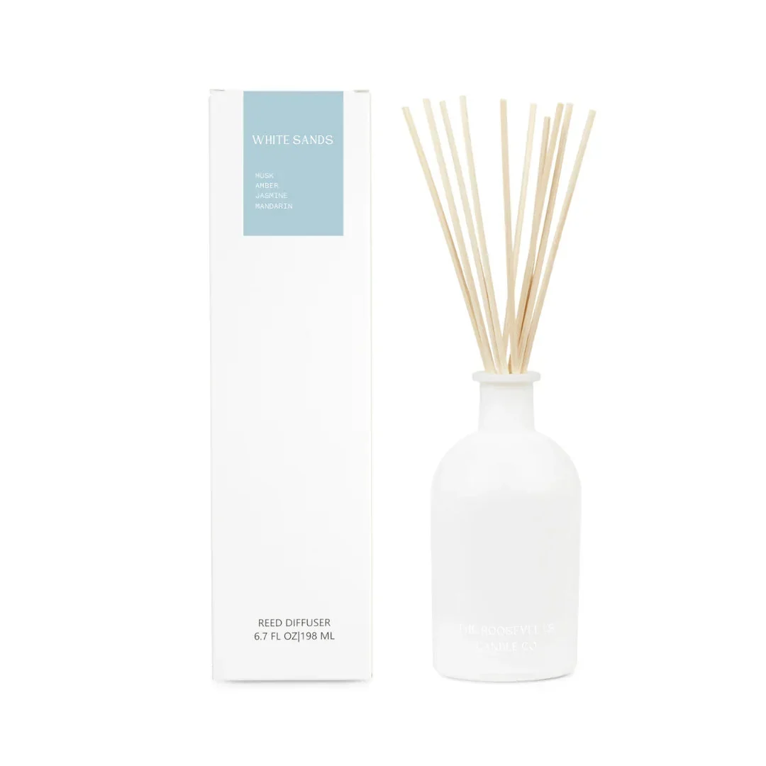 Detailed White Sands Reed Diffuser Recyclable