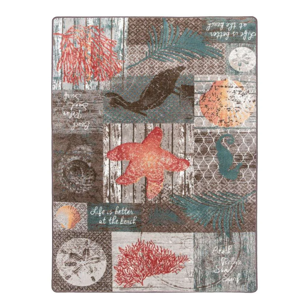 High-Grade Life Is Better At The Beach Rug – Coastal Organic