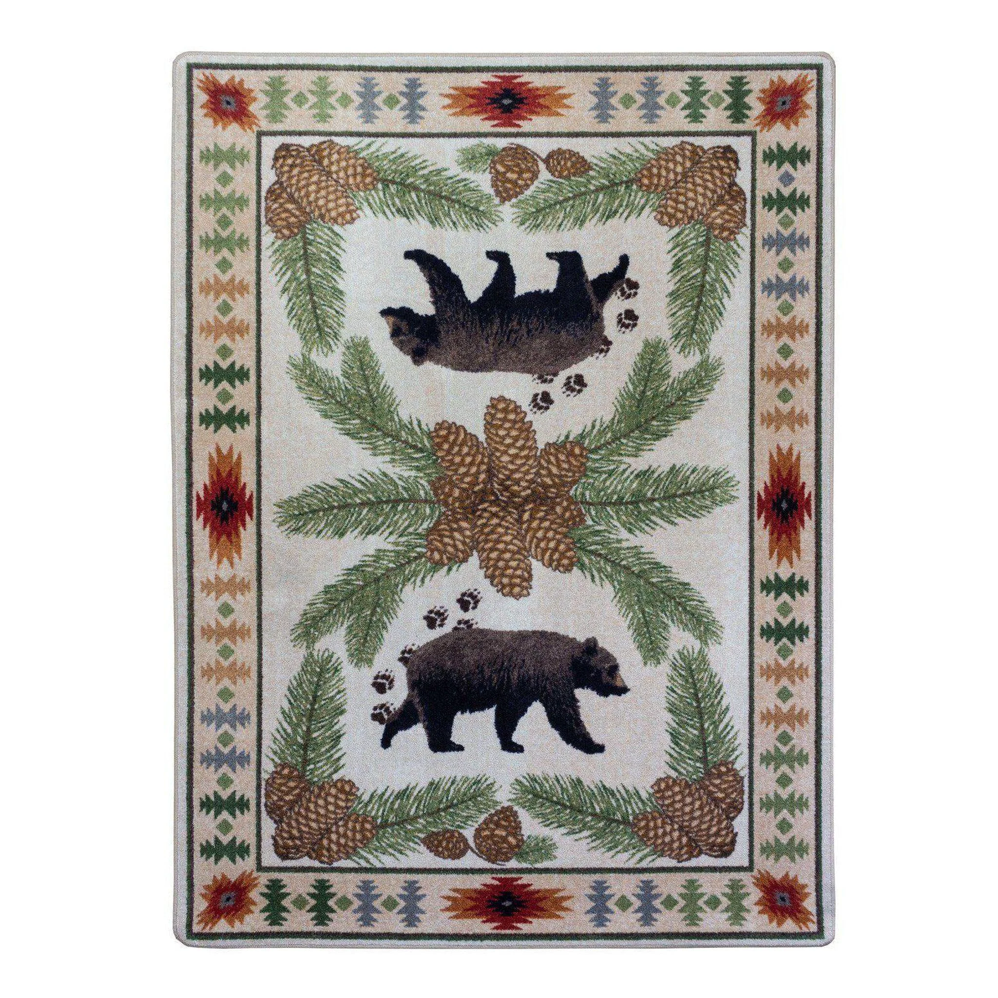 Powerful Camp Bear Valley Rug – Natural Fine Crafted