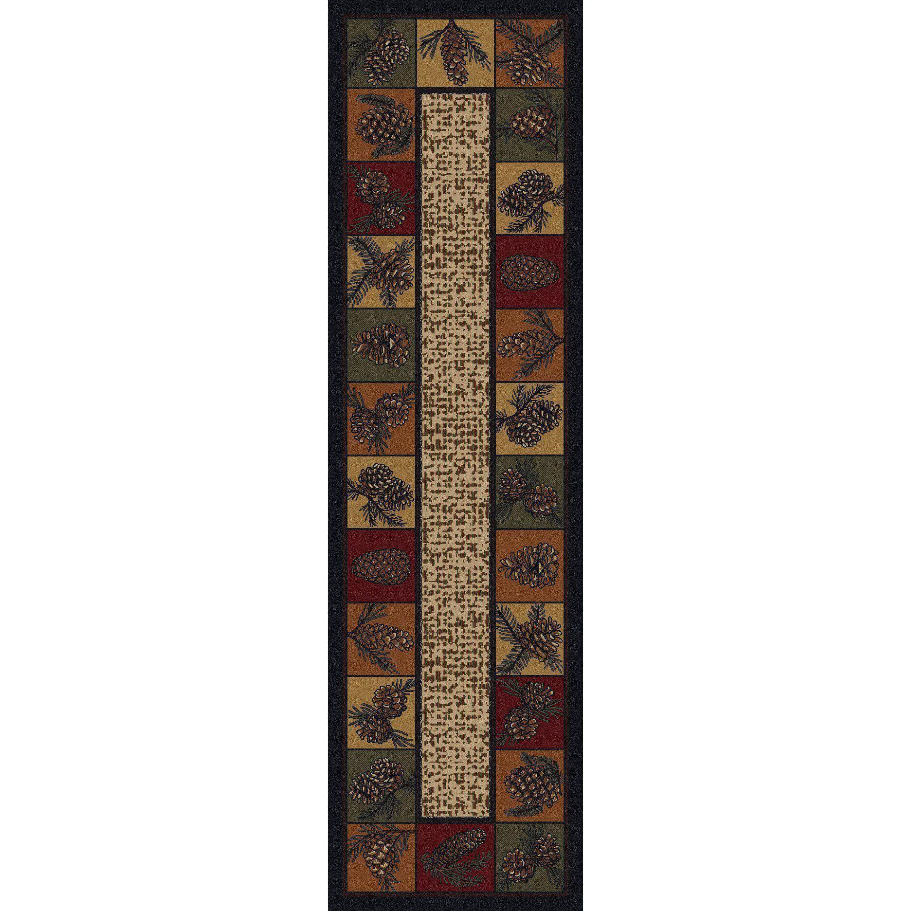 Trendy Kin Cones OKA Rug – Rustic Quality