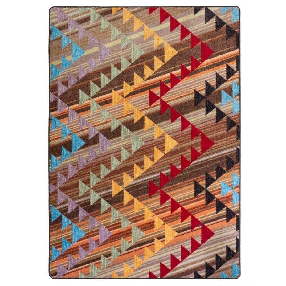Crafted Time Warp Rug – Multi Efficient
