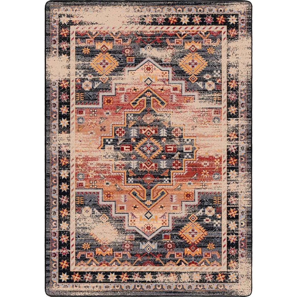 Unique Persian Version Rug – Distressed Sunset Next-Generation