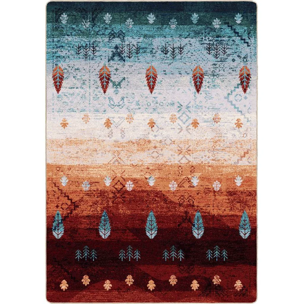 Green Brushfire Rug – Autumn Scape Superior
