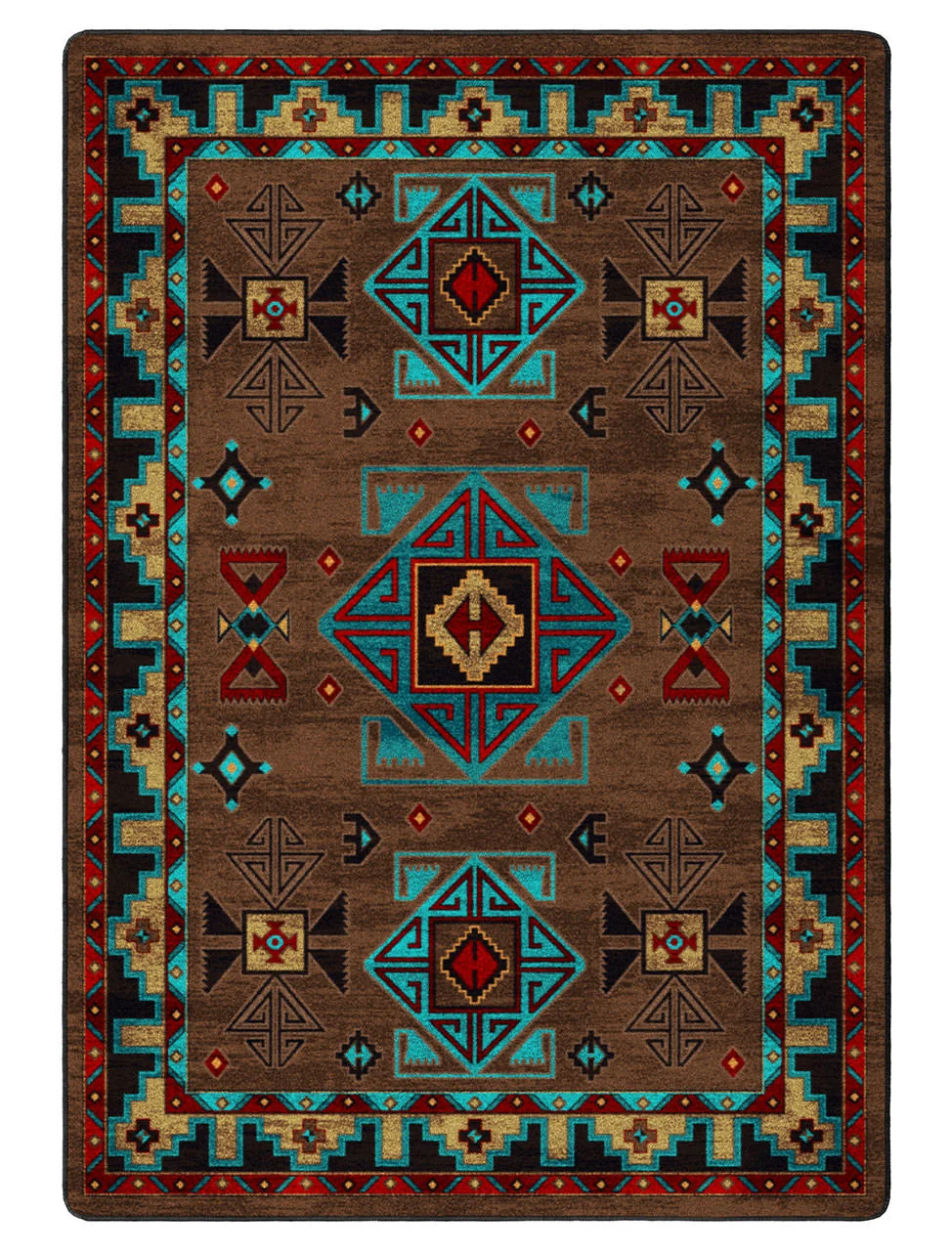 Long-Lasting Desert Diamond Rug User-Friendly