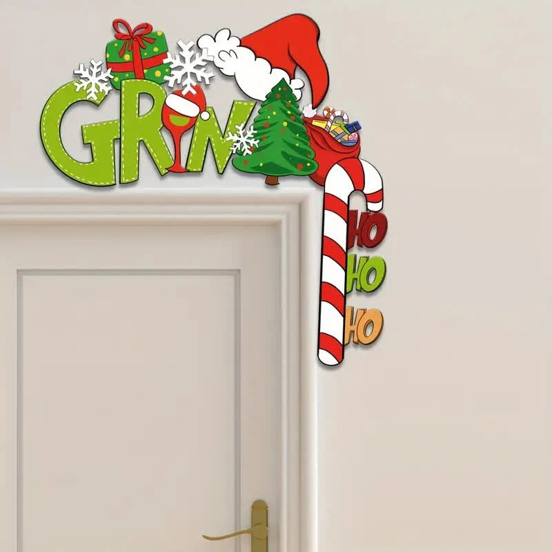 User-Friendly Ownkoti Christmas Theme Door Frame Decor Smart