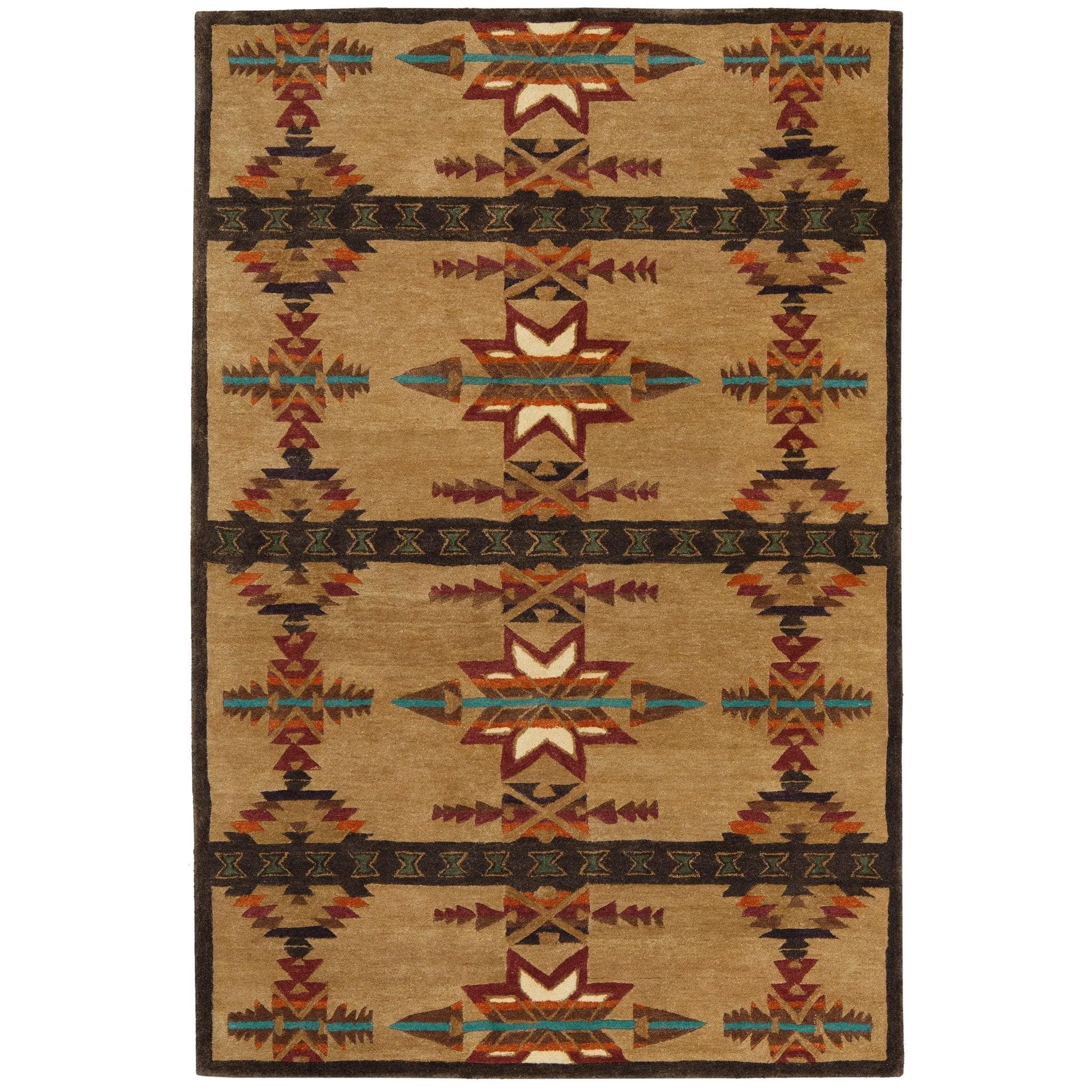 Elite Pendleton Classic Gatekeeper Golden Tan Rug Eco-Friendly