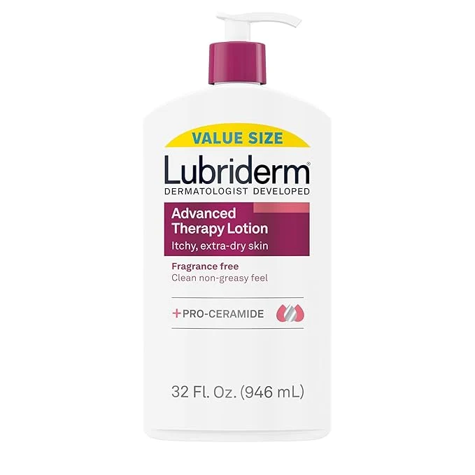 Breathable Lubriderm Advanced Therapy Fragrance- Moisturizing Hand Body Lotion Modern