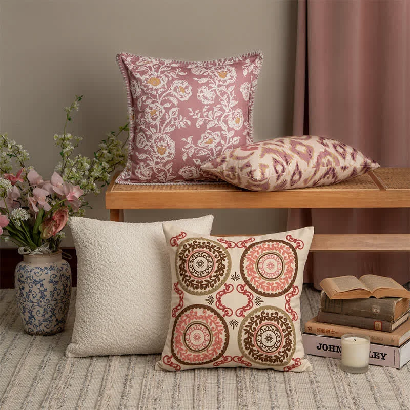 Outstanding Ownkoti Boho Chic Throw Pillow Cover Crafted