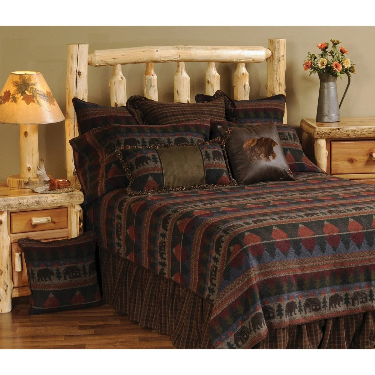 Original Cabin Bear Bedspread Healthy