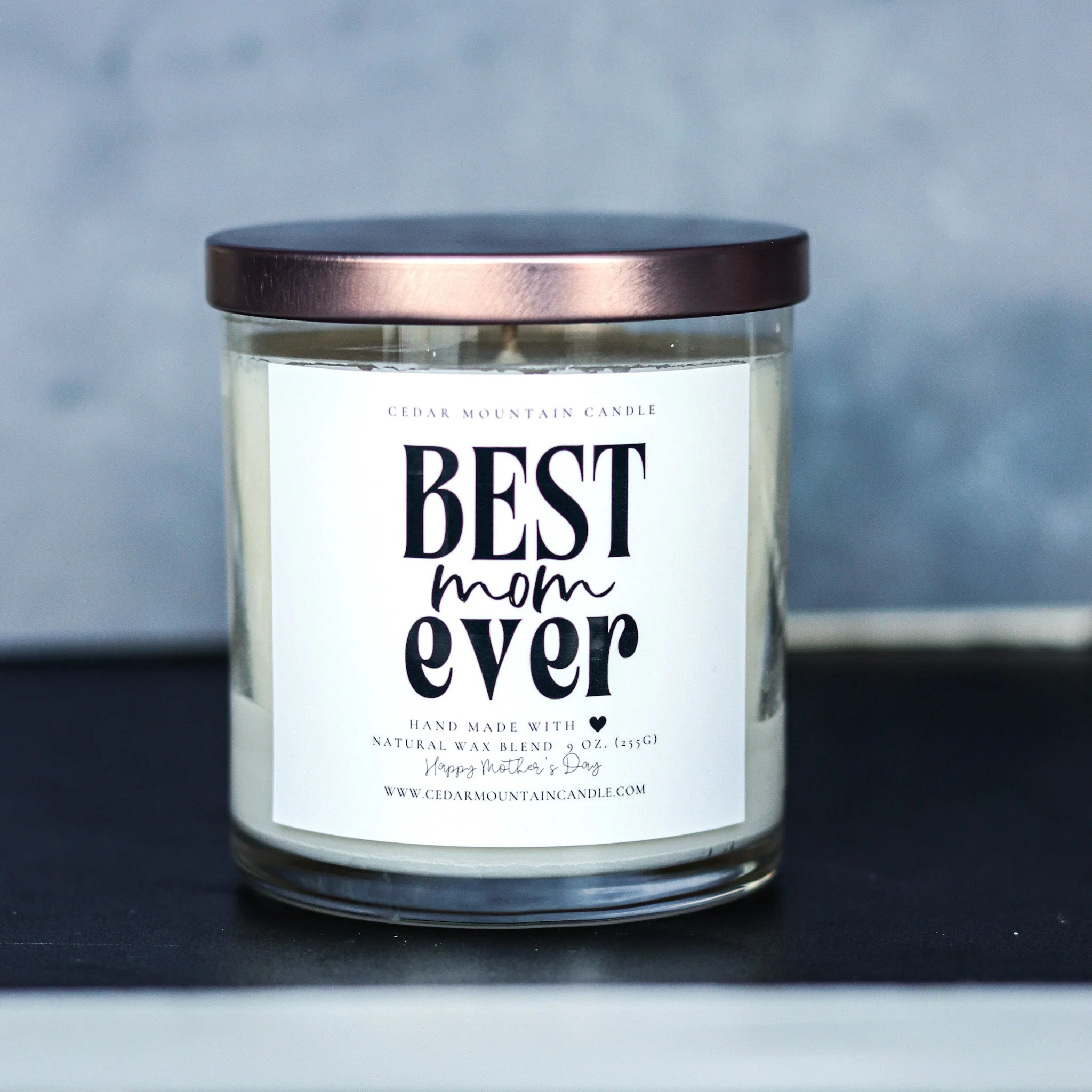 Recyclable Mom Ever - Mother 39 s Day Soy Candle - 9 oz Glass Jar Candle Environmentally Friendly