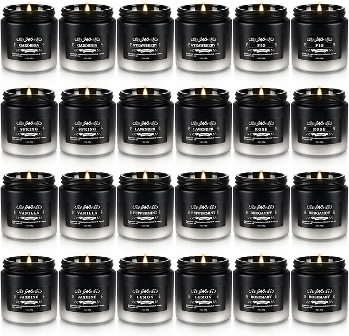 Certified YOROXRG 24 Pack Scented Candles Smart