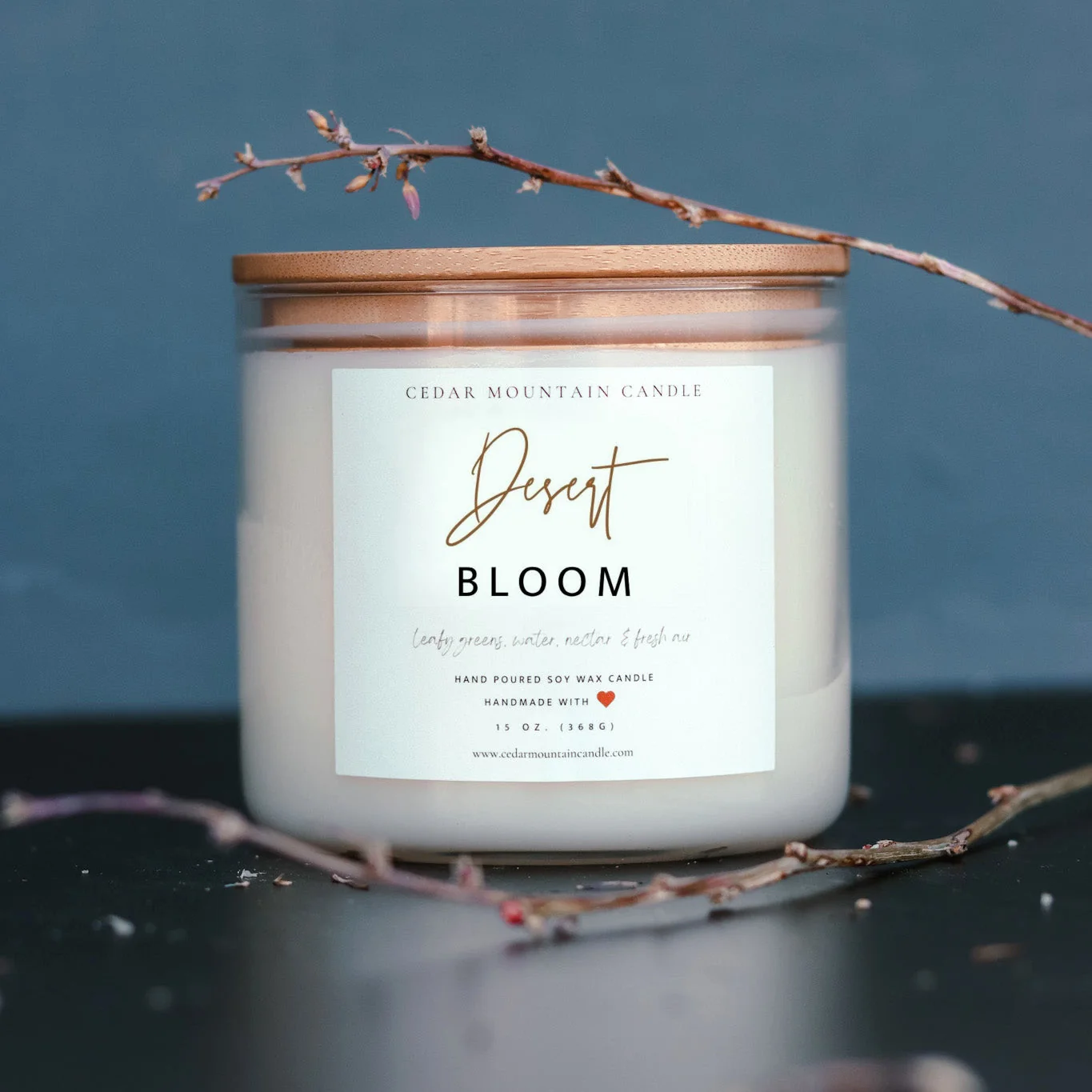 Casual Desert Bloom - 3 Wick Jar Candle Powerful