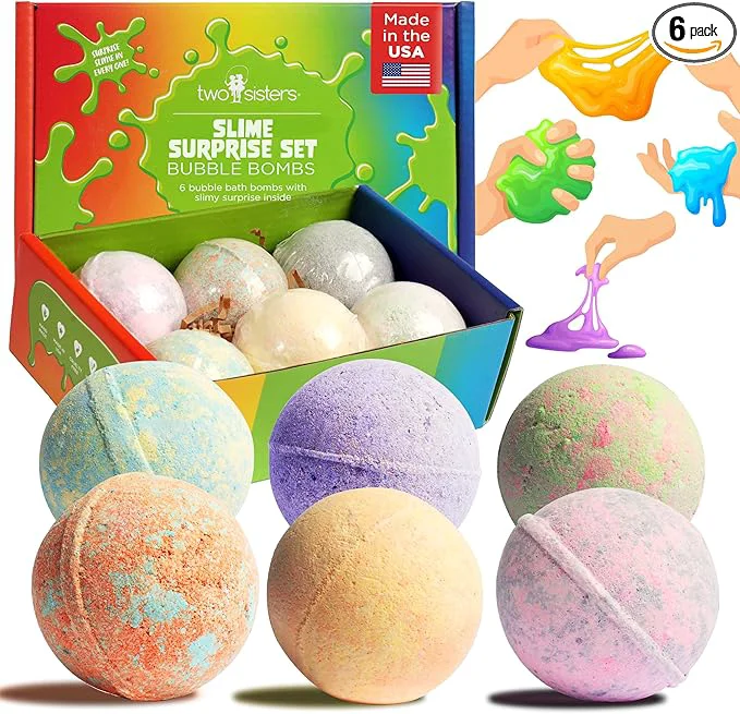 Exclusive Bubble Bombs for Kids with Surprise Bath Slime Inside Trusted